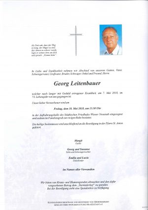 Portrait von Georg Leitenbauer