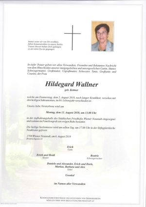 Portrait von Hildegard Wallner