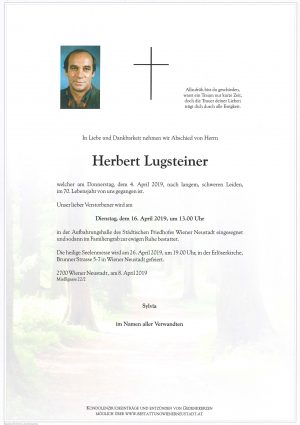 Portrait von Herbert Lugsteiner