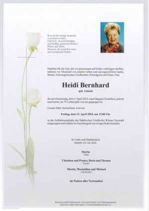 Portrait von Heidi Bernhard