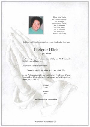 Portrait von Helene Böck