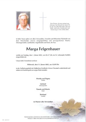 Portrait von Marga Felgenhauer
