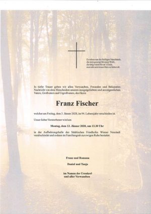Portrait von Franz Fischer