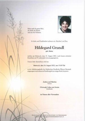 Portrait von Hildegard Grandl