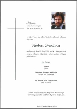 Portrait von Norbert Grundtner
