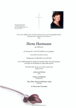 Portrait von Herta Hartmann
