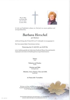 Portrait von Barbara Herschel