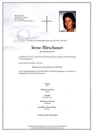 Portrait von Irene Hirschauer