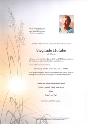 Portrait von Sieglinde Holube