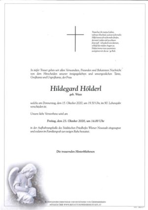 Portrait von Hildegard Hölderl