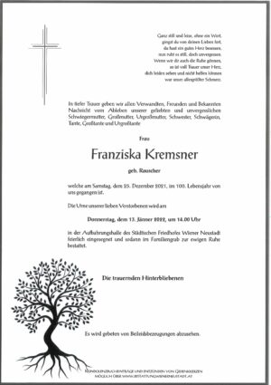 Portrait von Franziska Kremsner