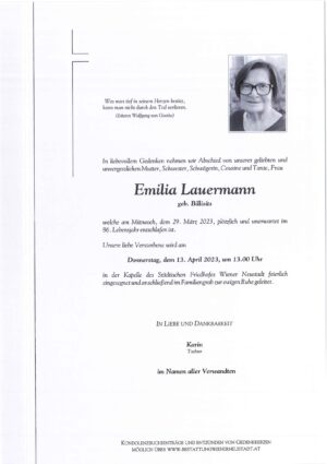 Portrait von Emilia Lauermann