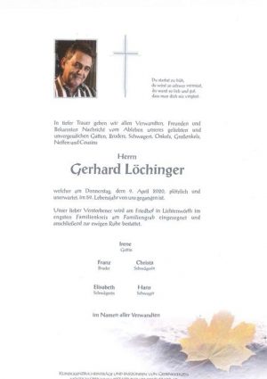 Portrait von Gerhard Löchinger