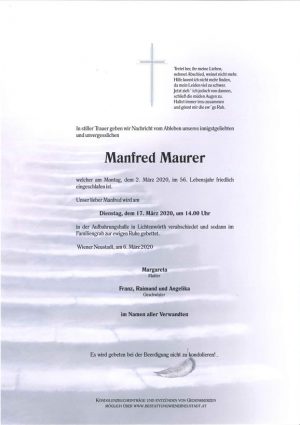 Portrait von Manfred Maurer