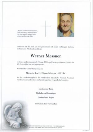Portrait von Werner Messner