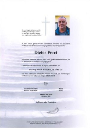 Portrait von Dieter Perci