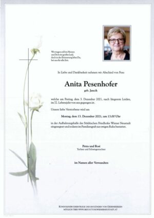 Portrait von Anita Pesenhofer