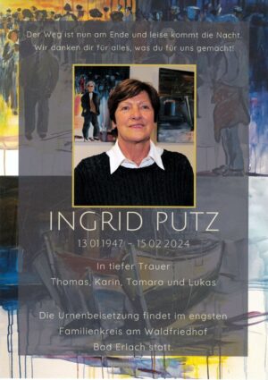 Portrait von Ingrid Putz