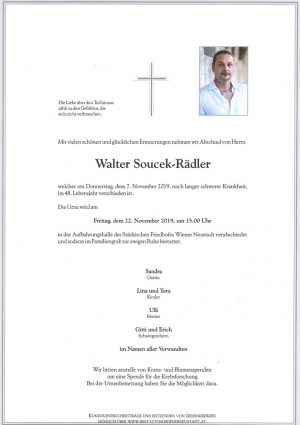 Portrait von Walter Soucek-Rädler