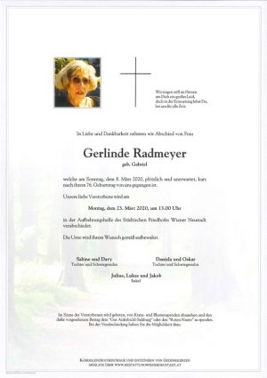 Portrait von Gerlinde Radmeyer