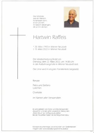 Portrait von Hartwin Raffeis