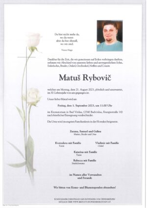 Portrait von Matus Rybovic