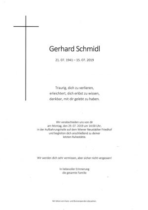 Portrait von Gerhard Schmidl
