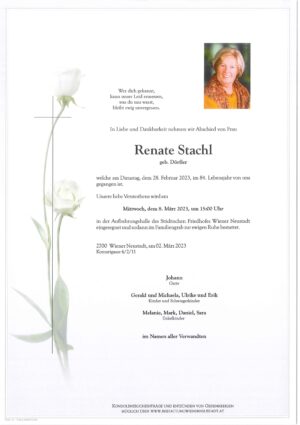 Portrait von Renate Stachl