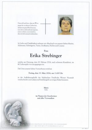 Portrait von Erika Strebinger