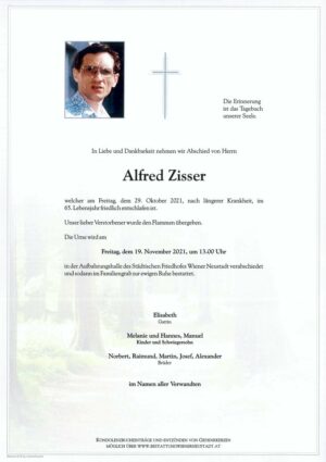 Portrait von Alfred Zisser